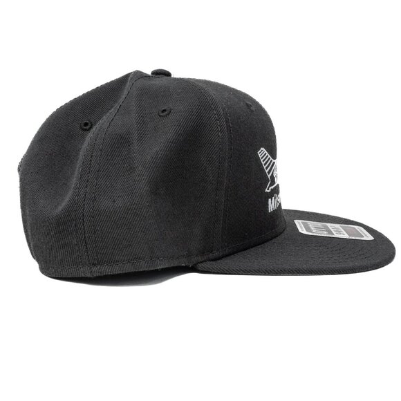 Mitsubishi MU-2 Black Snapback Hat By OTTO With Airplane Embroidery Adjustable F - Picture 2 of 7